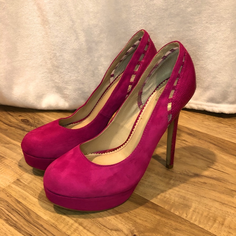 Colin Stuart pink pumps